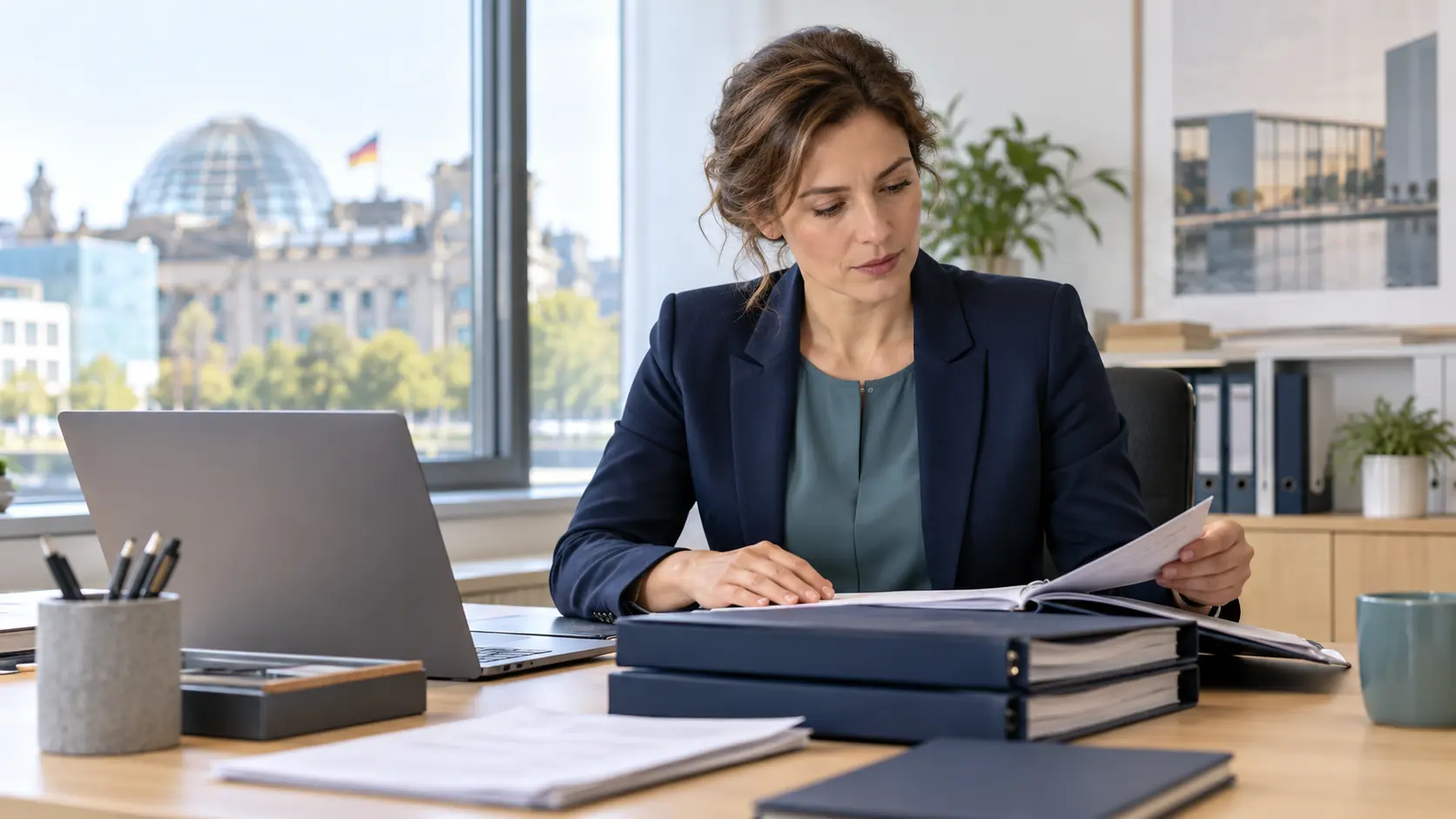 Symbolbild zur Arbeit in der Verwaltung
